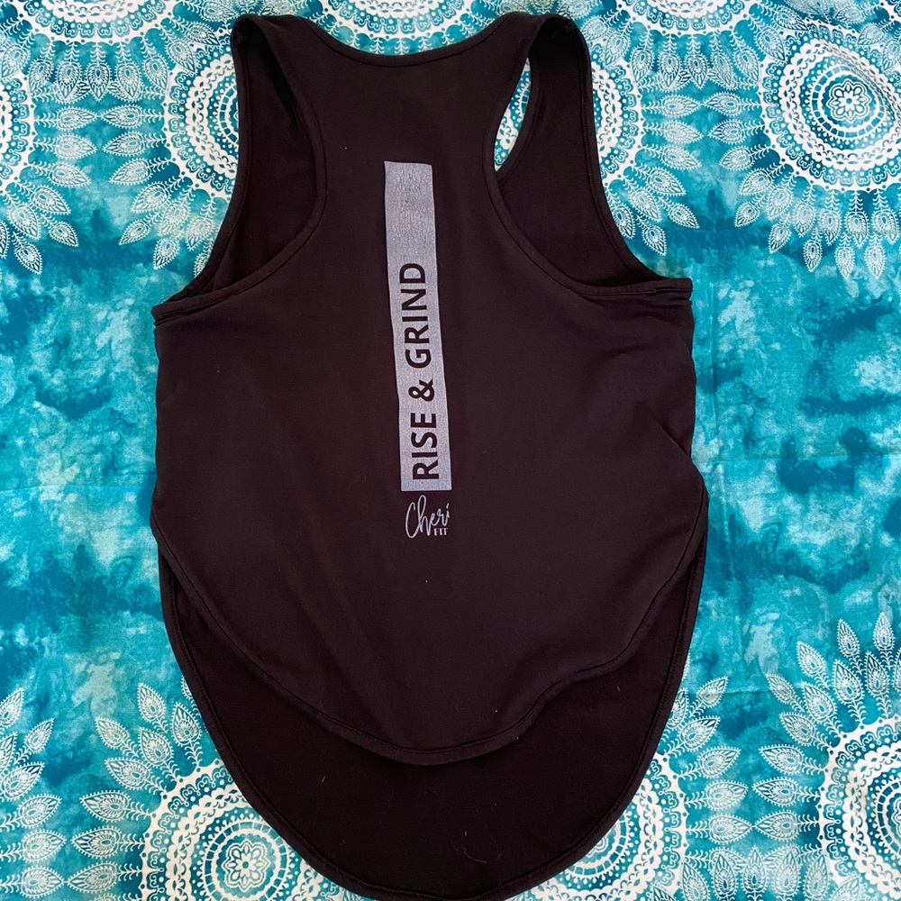Black Cher Fit tank top